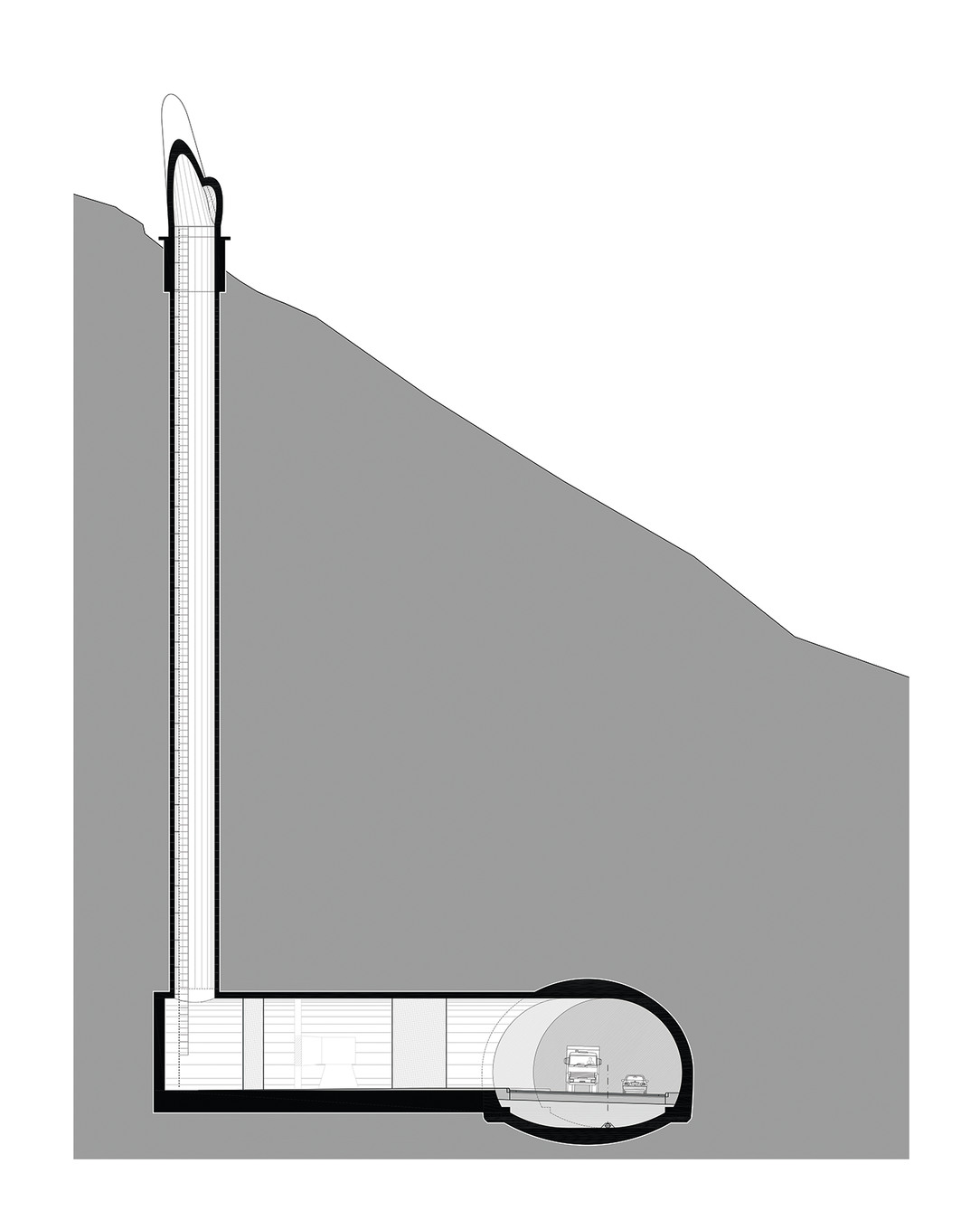 Ringstrassenprojekt chimney long